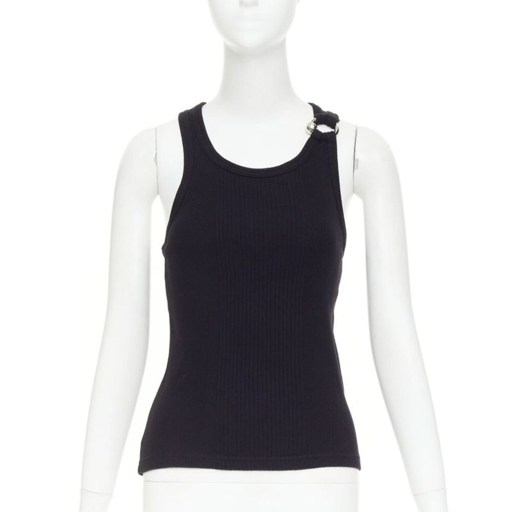 Jean Paul Gaultier Ring Ribbed Tank Top